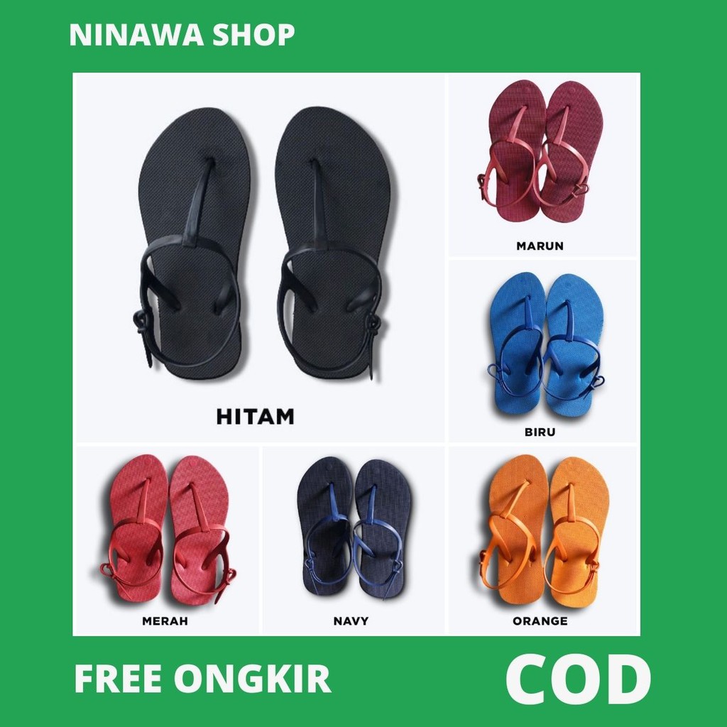 Sandal Wanita FIPPER JEPIT TALI BELAKANG Anti Air Murah Berkualitas