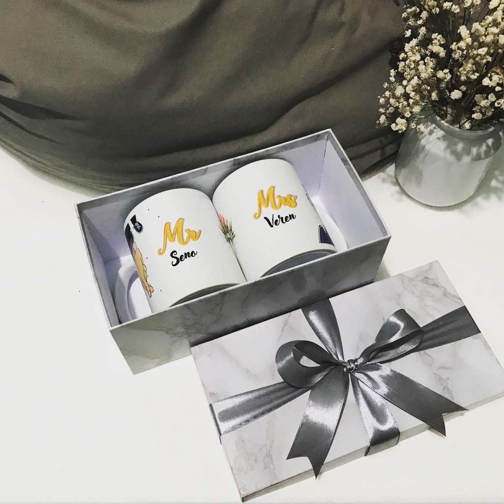 Jual Paket Jc Vol3 Mug Custom Mug Couple Kado Wisuda Hadiah Nikah Mug Couple Kado Custom 5630