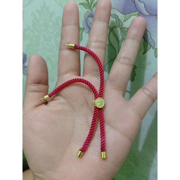 Gelang tali serut kait pandora plintir/ gelang tali plintir model kaitan