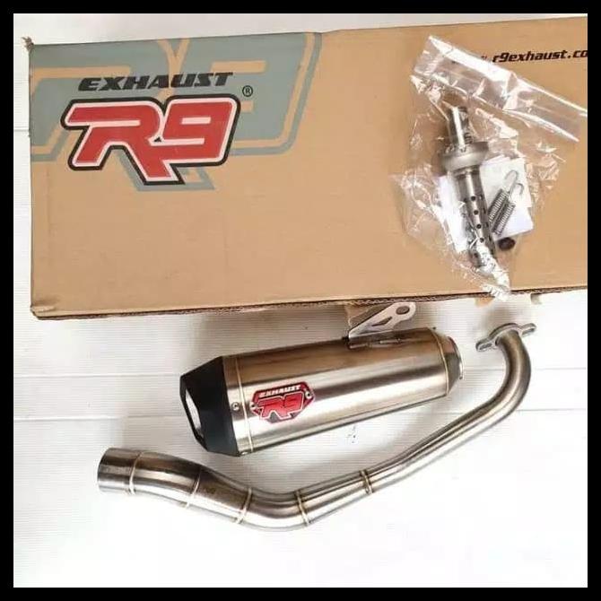 (BISA COD) KNALPOT R9 NEW ALPHA ORIGINAL YAMAHA MX KING / JUPITER MX 150 KODE 422