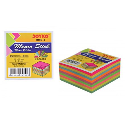 Joyko Memo Sticky Notes MMS 4 / MMS4 memo tempel | Shopee