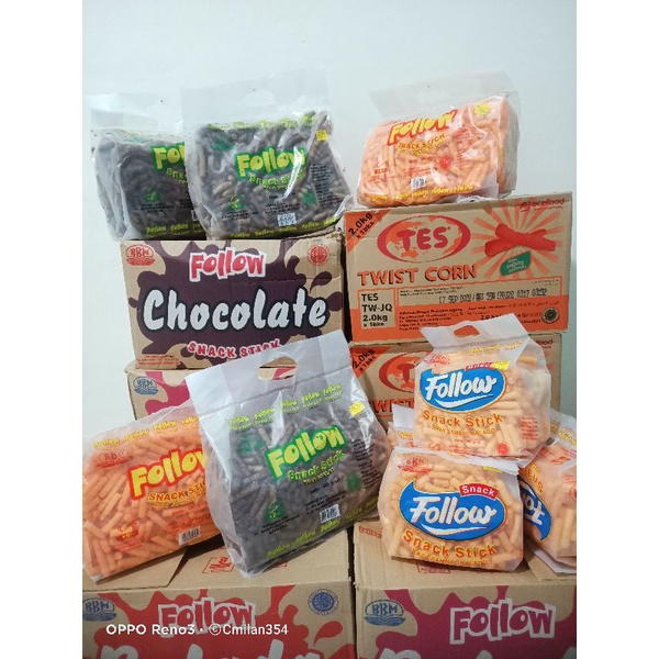 stik balado merk follow (450g) Snack kiloan cemilan enak makanan ringan jajanan lebaran jajanan jadu