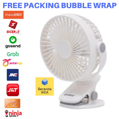KRISBOW - KIPAS ANGIN JEPIT / FAN PORTABEL / KIPAS ANGIN MINI