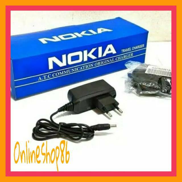 Charger Nokia Jadul 9300/9500/6600/7610 Ketupat/N-Gage QD/2100/2300/8250 Colokan besar