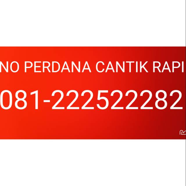 No cantik super rapi Telkomsel simpati 4g