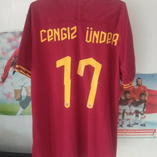 Jersey AS ROMA HOME 2019/2020 Nameset cengiz ünder