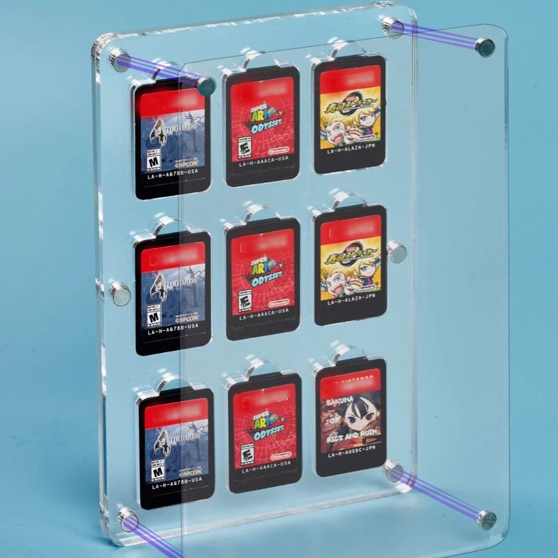 Btsg Game Card for Case Acrylic Card Display Holder Kotak Penyimpanan Organizer Untuk Switch