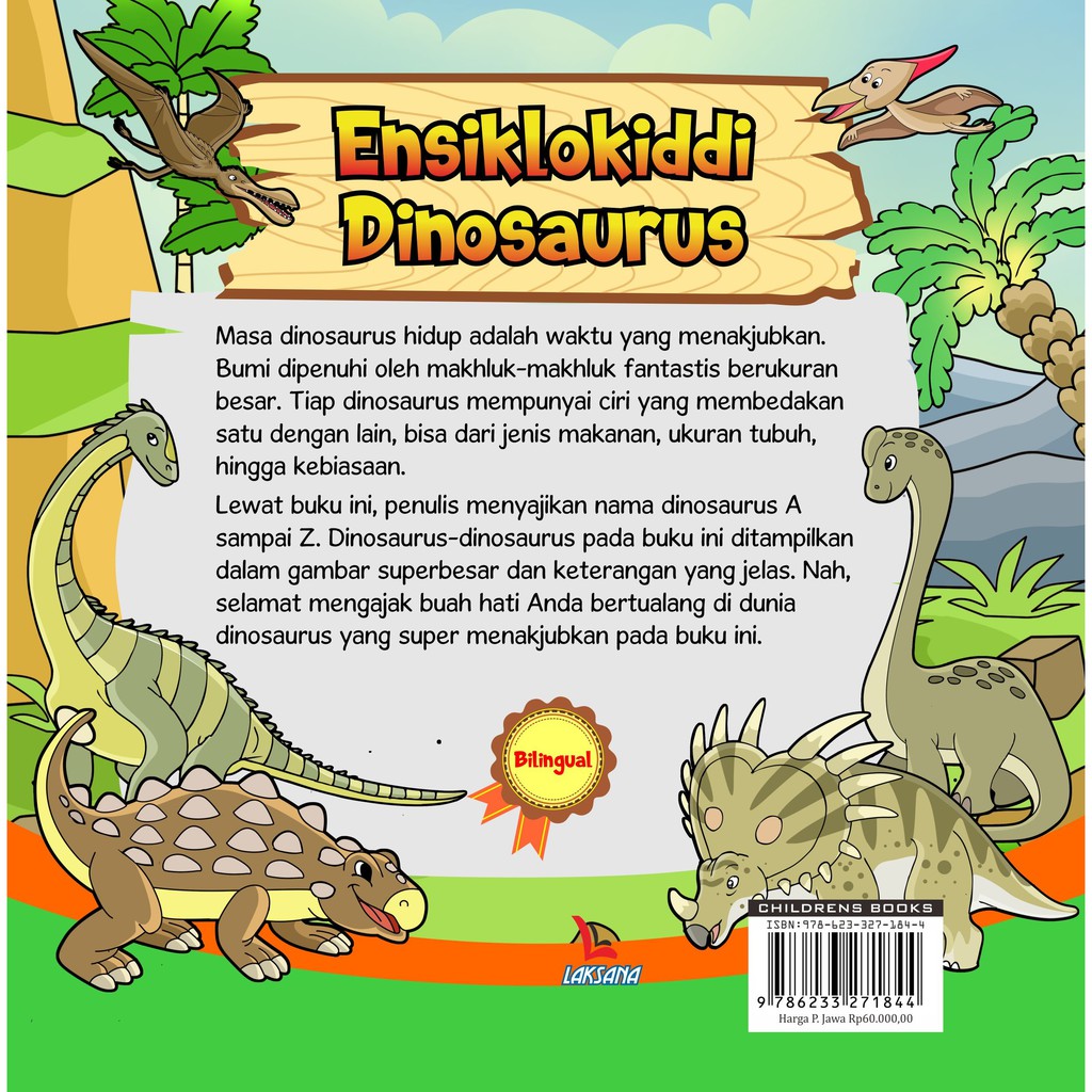 Buku Ensiklokiddi Dinosaurus - LAKSANA