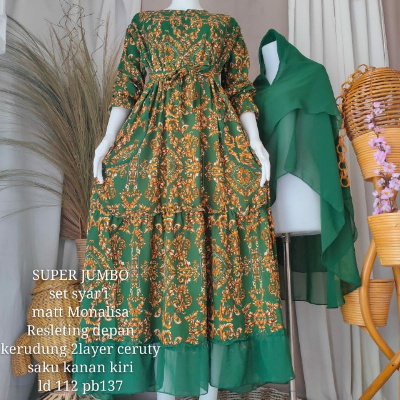 SET SYAR'I MOTIF SULTAN SUPER JUMBO