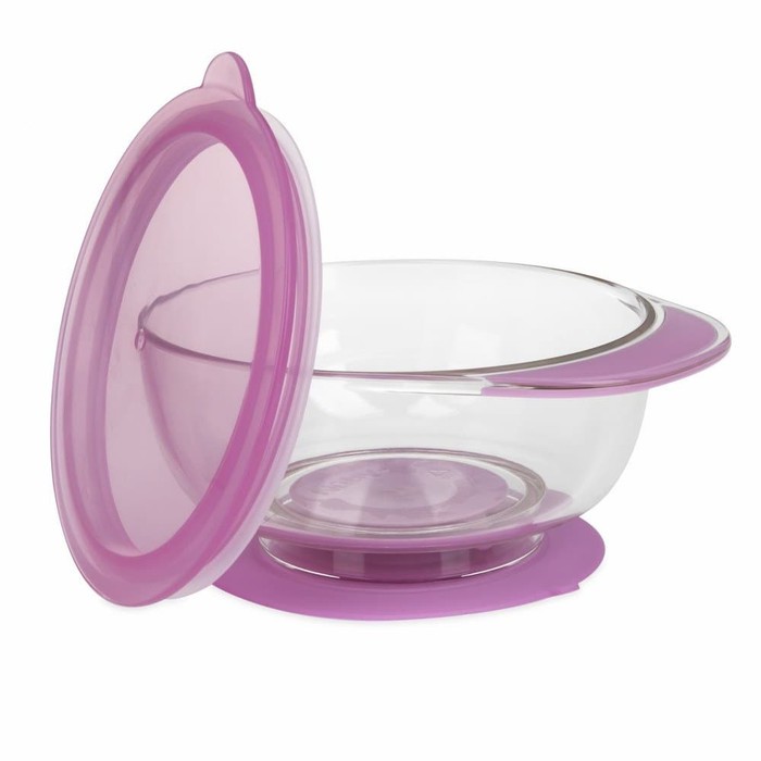 Nuby Tritan One-hendle Suction Bowl (Tersedia varian warna)