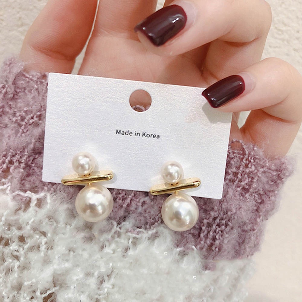 Anting Mutiara Serbaguna Model Simple Untuk Wanita