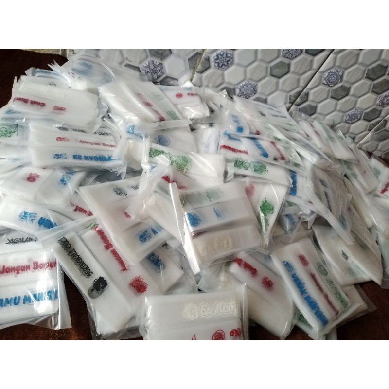 Plastik es spidol Mambo kata-kata unik isi 50 pcs