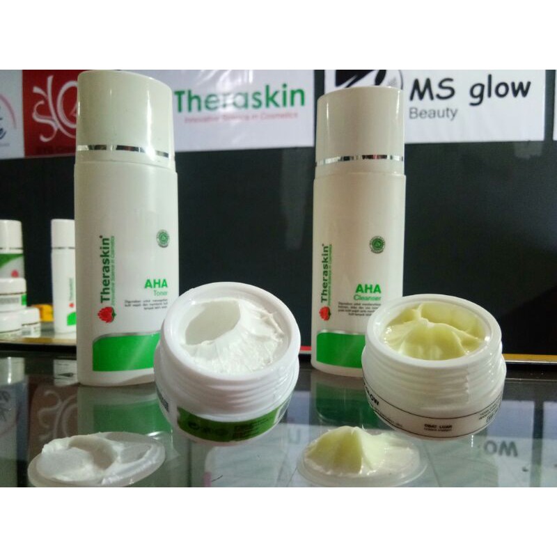Theraskin paket flek glowing - theraskin flek glow - paket flek glow