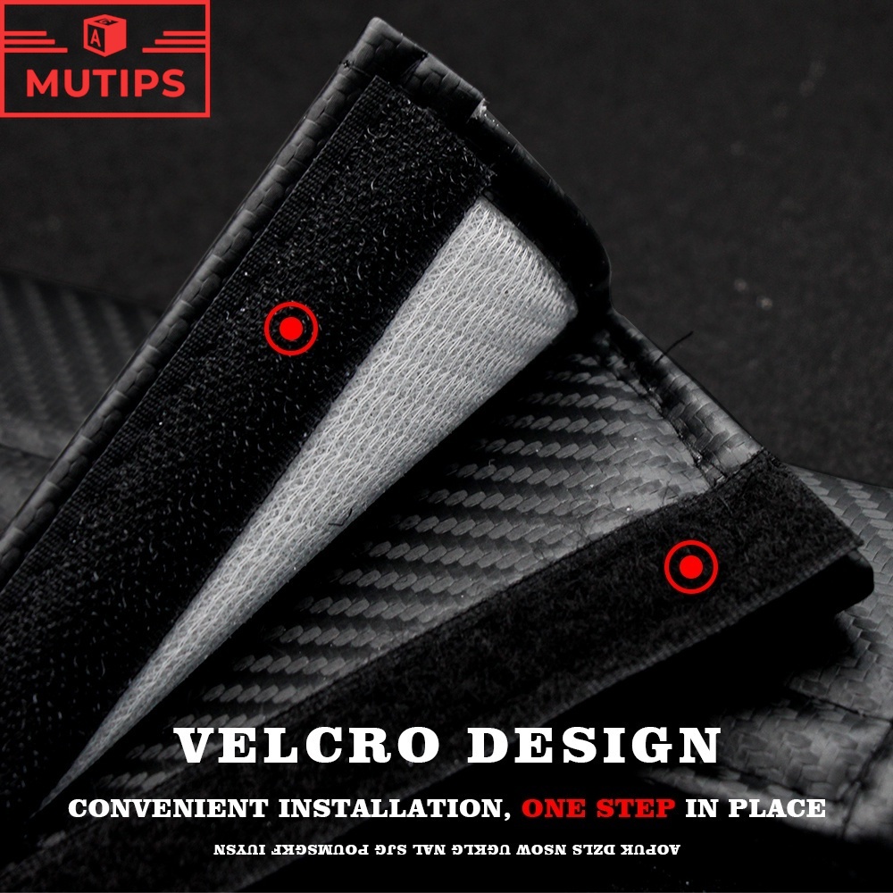 Mazda 2 Pak Cover Sabuk Pengaman Mobil Bahan Serat Karbon Untuk 2 3 CX5 CX30 CX8 CX3 Mazda2 6 5 bl gh gp