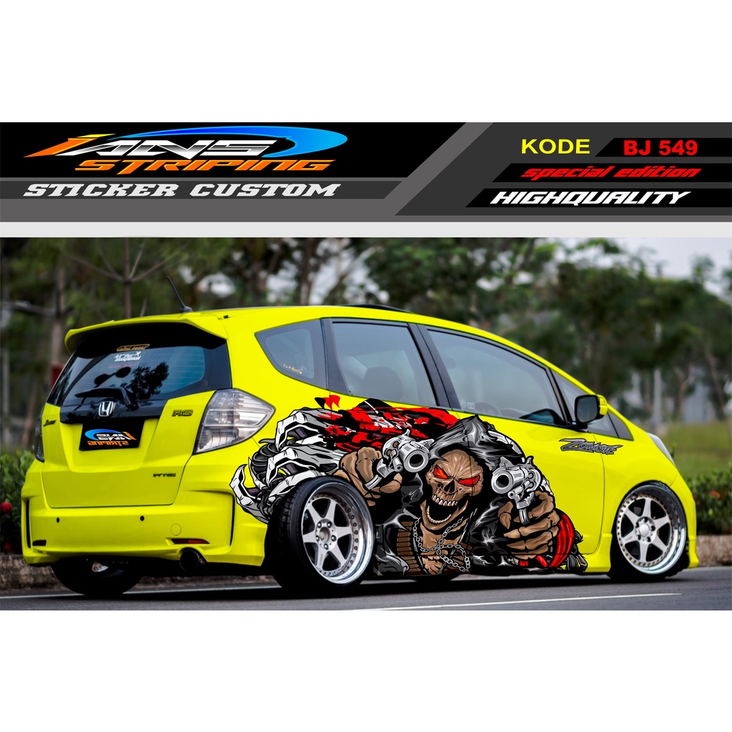 STICKER MOBIL JES BRIO AGYA AVANZA YARIS SWIFT / DECAL STIKER MOBIL / VARIASI STIKER MOBIL