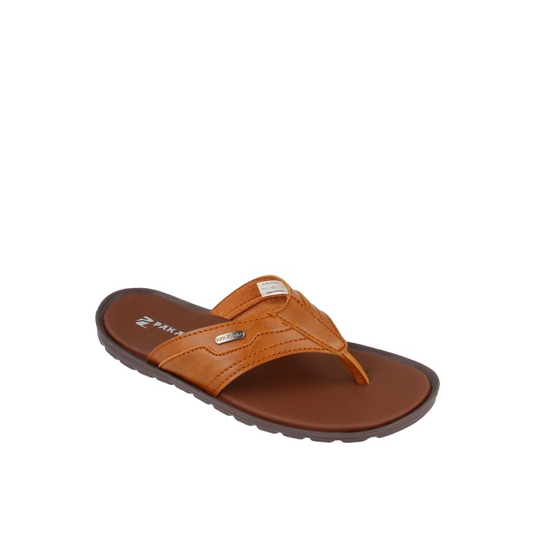 SANDAL JEPIT PAKALOLO PRIA ORIGINAL CASUAL KULIT ASLI COKLAT PB22