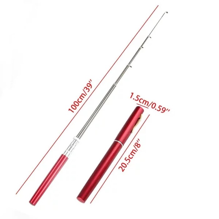 Pen Fishing Rod / Alat Pancing Mini Portable / joran mini