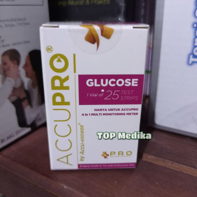 Strip Gula Darah ACCUPRO Glucose Test Strips