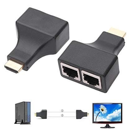 Hdmi Extender Max 30M over kabel Lan rj 45