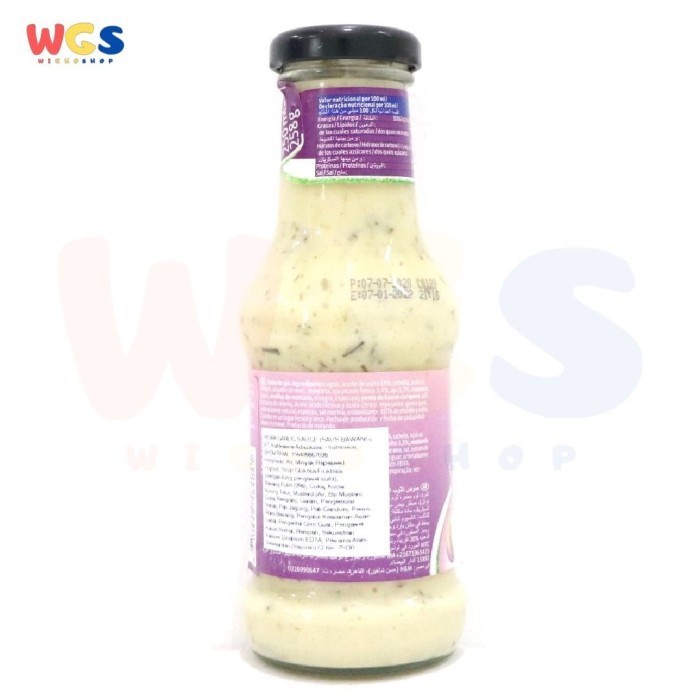 

SAUS-DRESSING- REMIA GARLIC SAUCE FRESH & CREAMY 250 ML -SAUS-DRESSING.