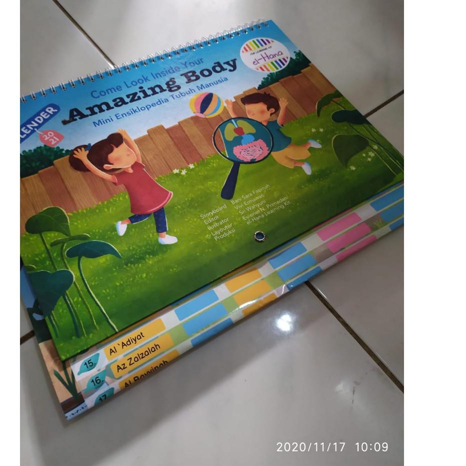 

[DISKON] Kalender Dinding Edukasi Anak | Amazing Body | Tahun 2021