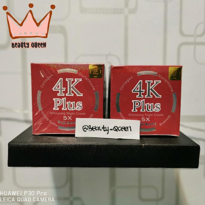Premium Product 4K Plus Goji Berry Whitening Night Cream Original Krim Pemutih Wajah - Paling Dicari