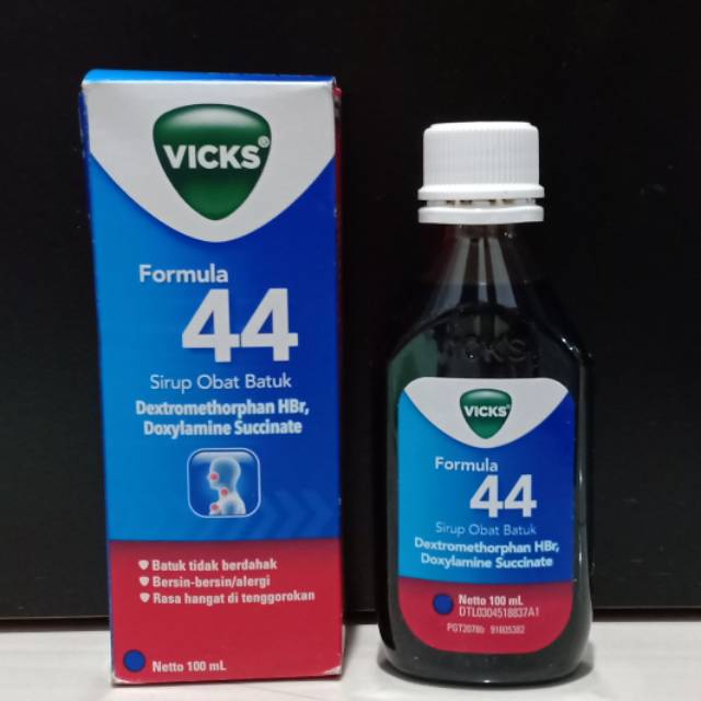 Jual Vicks formula 44 sirup obat batuk 100 ml besar  Shopee Indonesia
