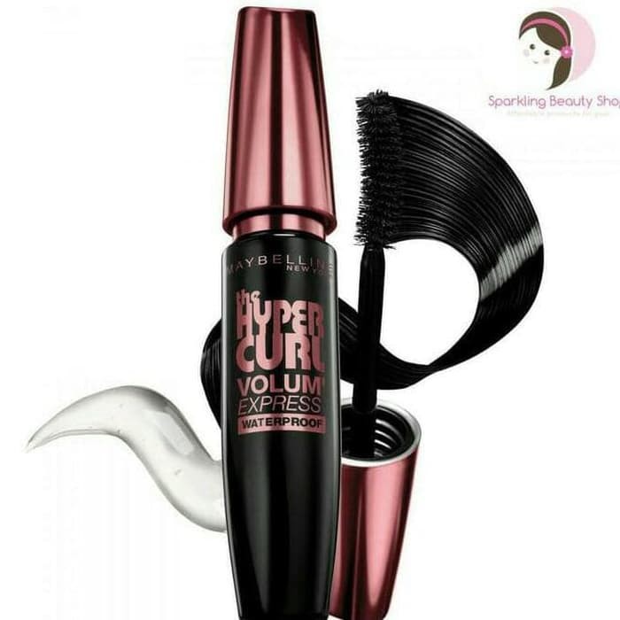 PROMO -  Maybelline Hypercurl Volum Express Waterproof Mascara (100% ORI)
