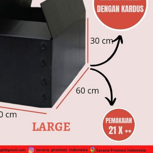 

box packing plastik uk.60x30x40 / box kardus packing tahan air dan awet