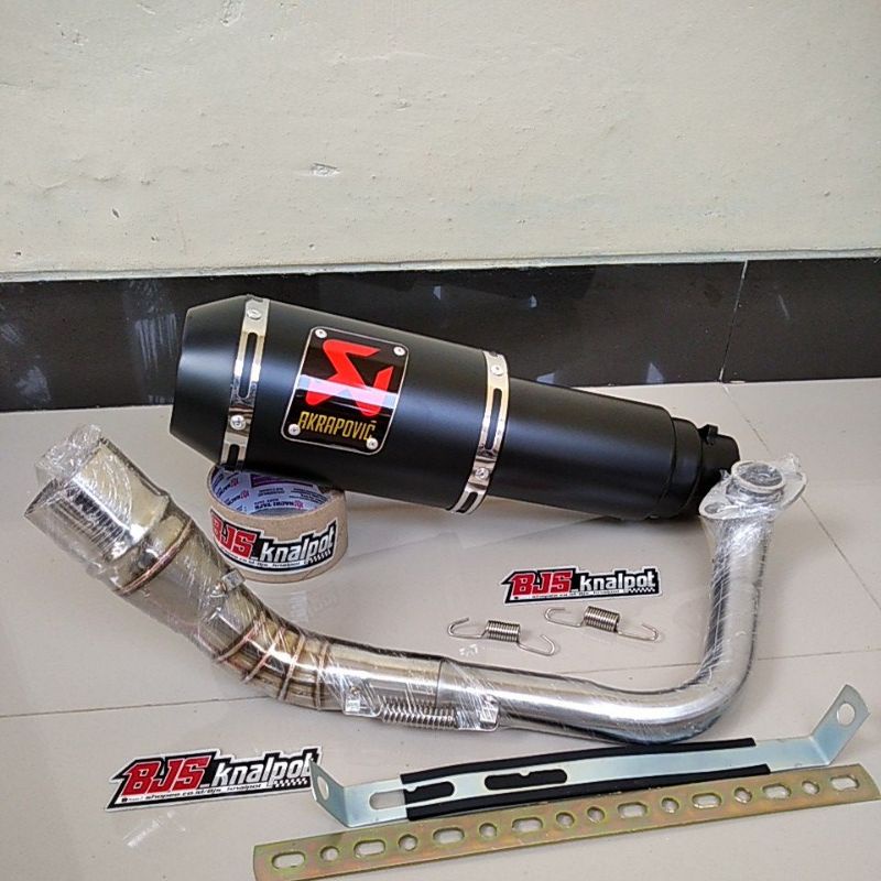 Knalpot akrapovic Nmax Aerox 155 Vario Beat street Scoopy new Xride mio soul Adv pcx Genio-Doff -scoopy