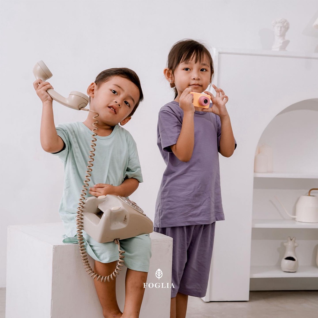 FOGLIA Daily Wear Snap - Setelan Anak