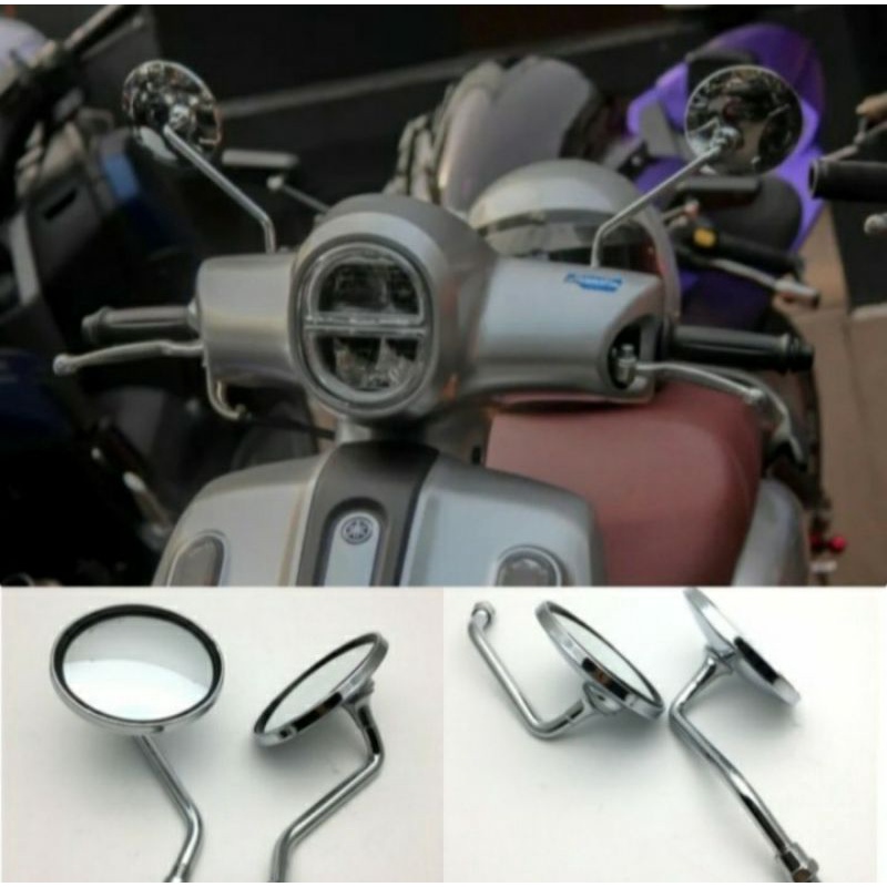 Spion Fazzio Spion retro fazzio 125 cnc Tangkai pendek