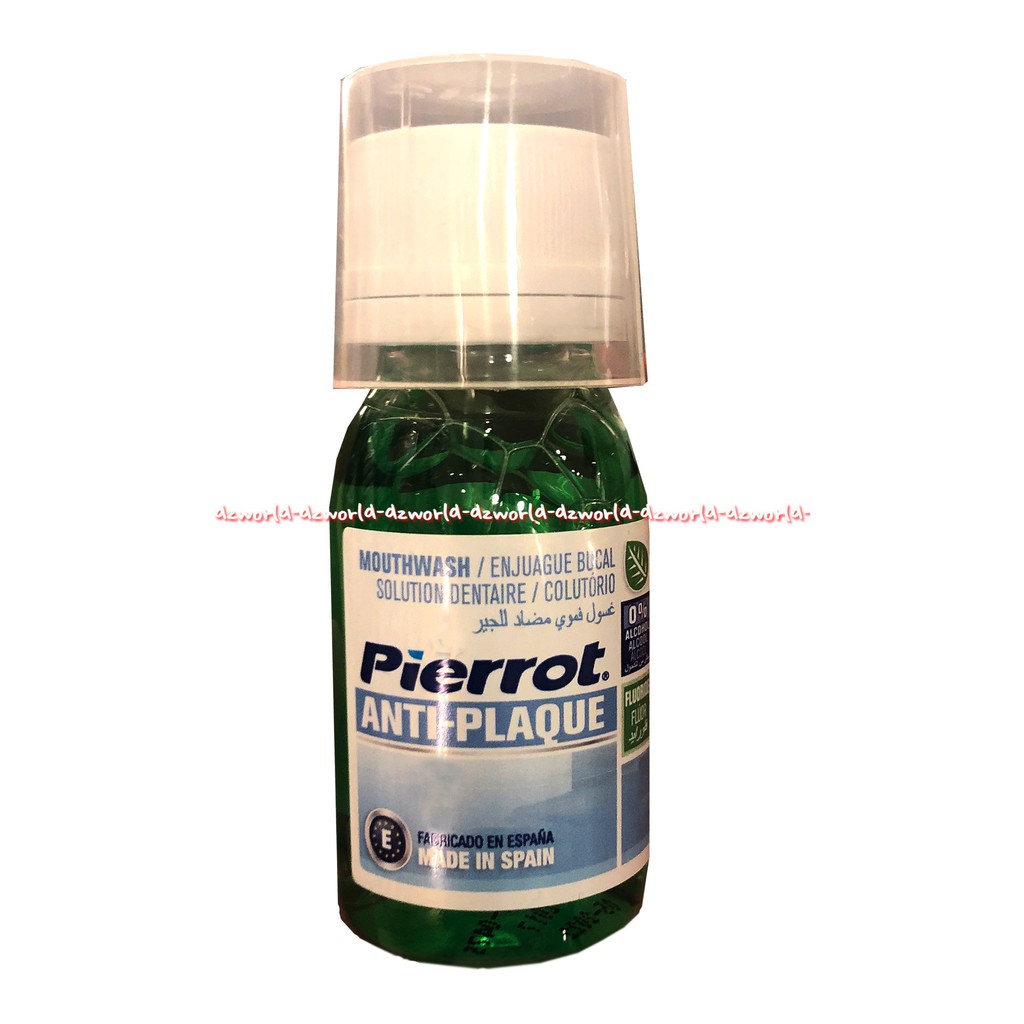 Pierrot Antiplaque 60ml Obat Kumur Pierot Anti Plak Gusi Pierot Mouthwash