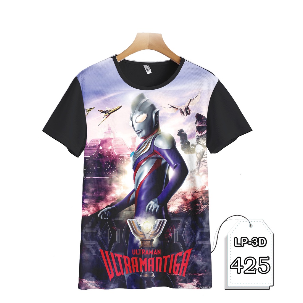 Kaos ULTRAMAN TIGA Baju Anak dan Dewasa 3D Premium Kaos Ultraman Serial Tokusatsu