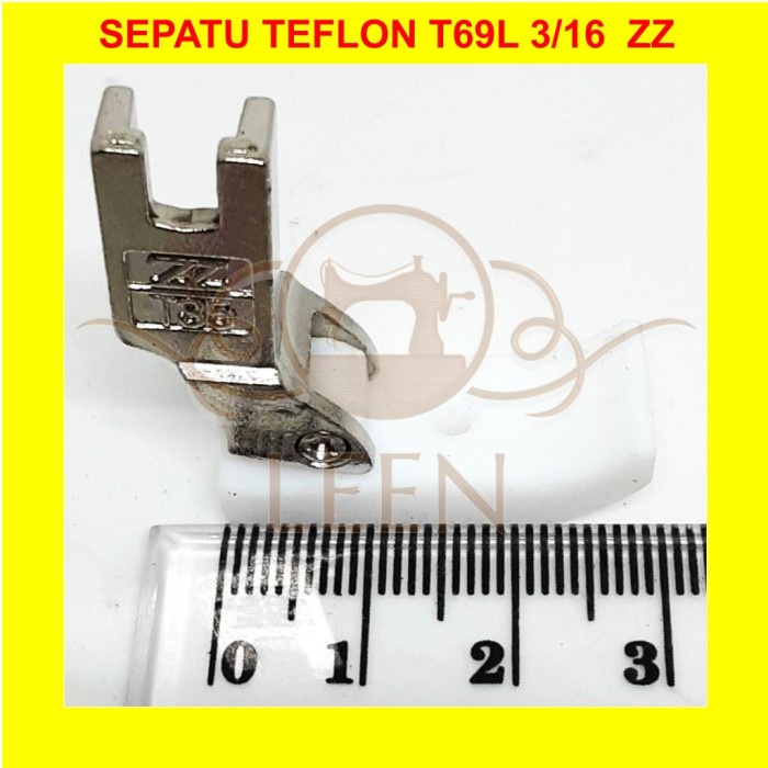 Sepatu Teflon T69L 3/16 Jeglong Kiri Piping Tali Rotan Jahit LEEN