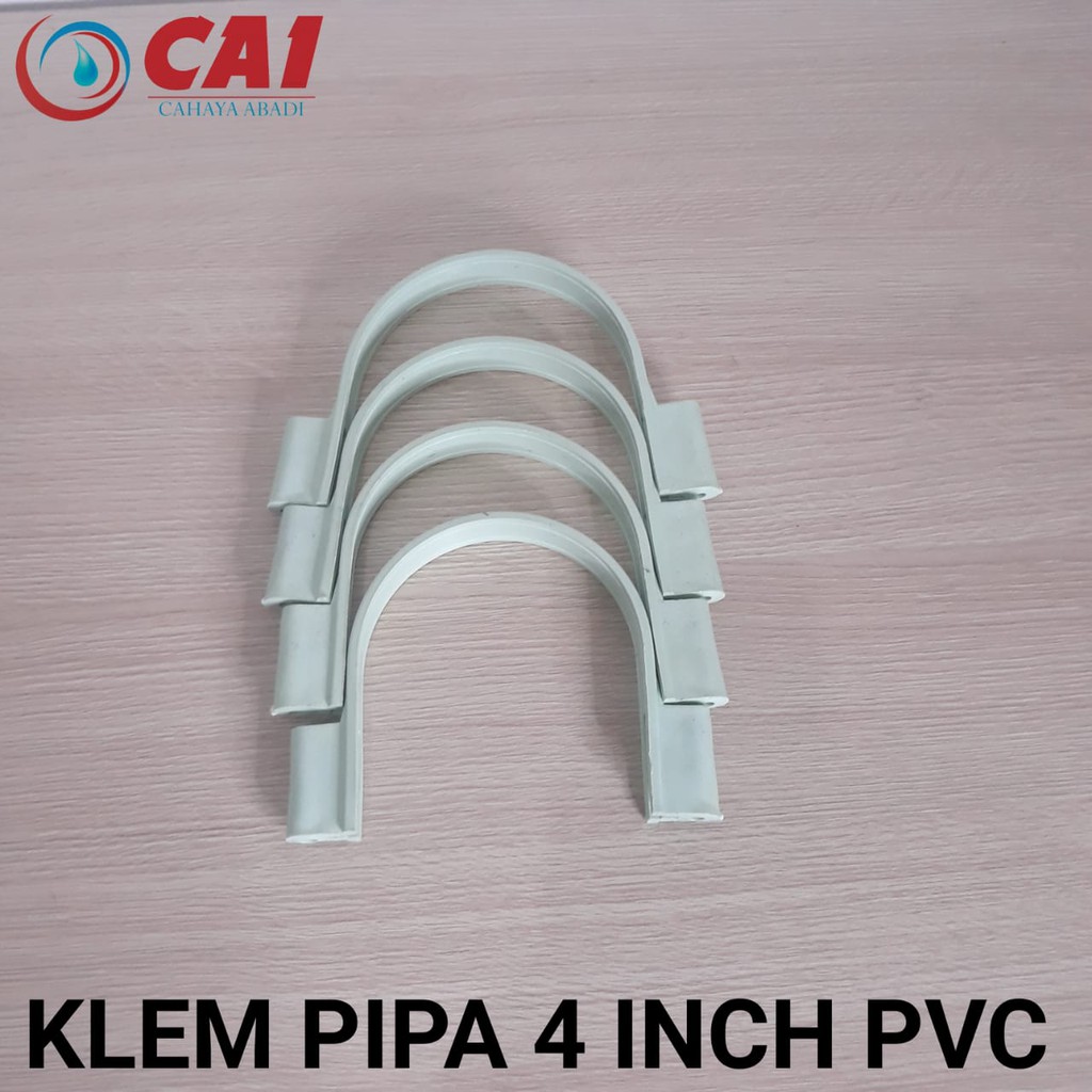 GROSIR - KLEM PIPA - 4 INCH - PVC