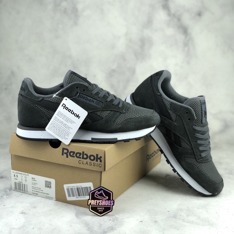 Reebok Classic Leather Utility Grey White