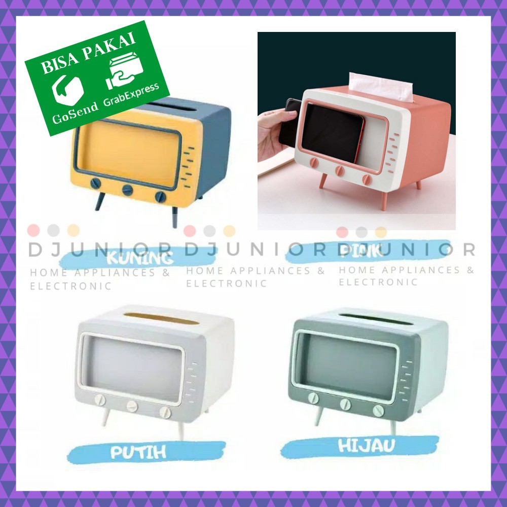 NB - KOTAK TISU TV / TEMPAT TISSUE TELEVISI / STAND PHONE HOLDER