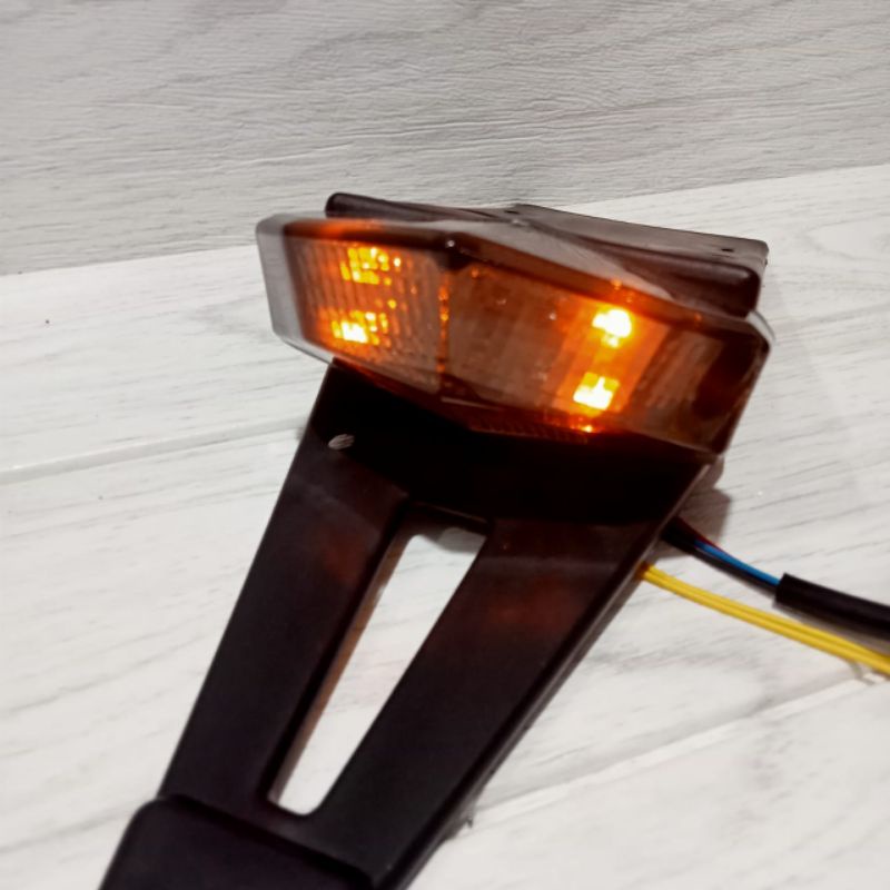 SLEBOR LAMPU BELAKANG KLX DAN LAMPU STOP LED