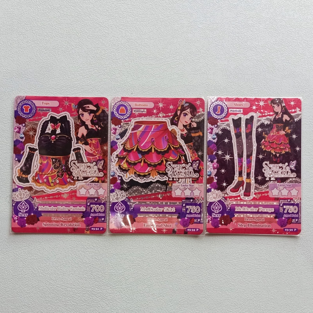 kartu aikatsu premium set multicolor ran [ BOOKED ]