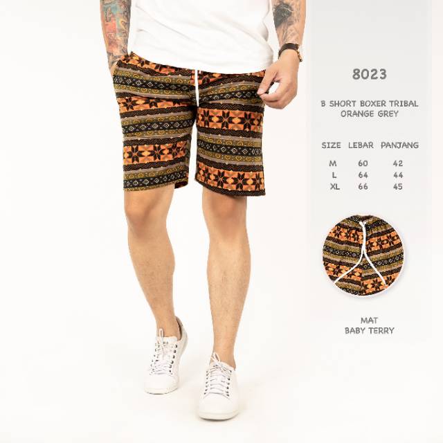 [HARGA TERBAIK] Celana Pendek Boxer Pinggang Karet ( Cocok Untuk Santai,Gym,Pantai)