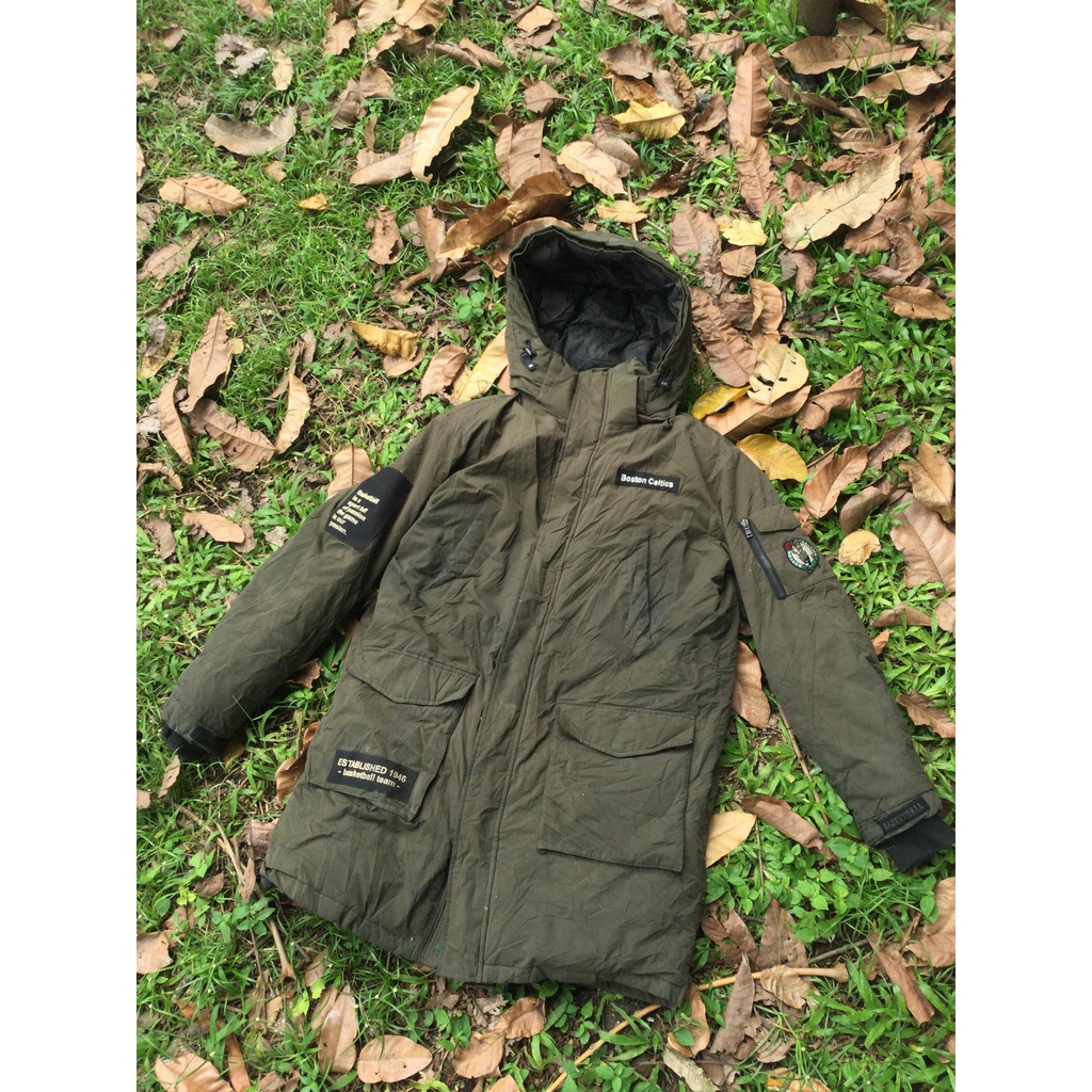 NBA Boston Celtics Field Down Jacket Jaket Bulang