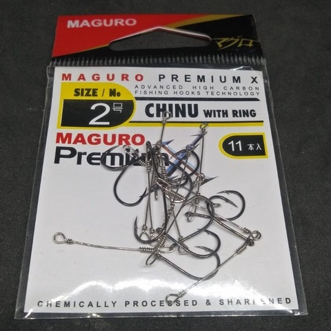 Kail Neklin Bawal No.2/Kawat Neklin 2 cm/Merk Maguro Premium/Chinu With Ring