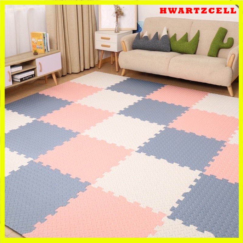 (1 SET 9PCS) HWARTZ X NEW Samono /BONBOX BMP60 BMP30 KARAKTER ANGKA HURUF ANIMAL Matras Puzzle Lanta