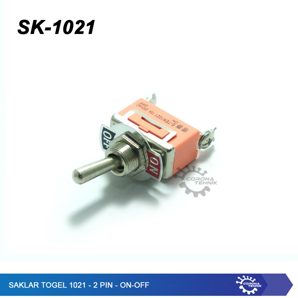 Saklar Toggle 1021 - 2 Pin - ON-OFF