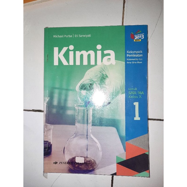 

Buku Kimia Erlangga SMA/MA kelas 1 - 10 - X