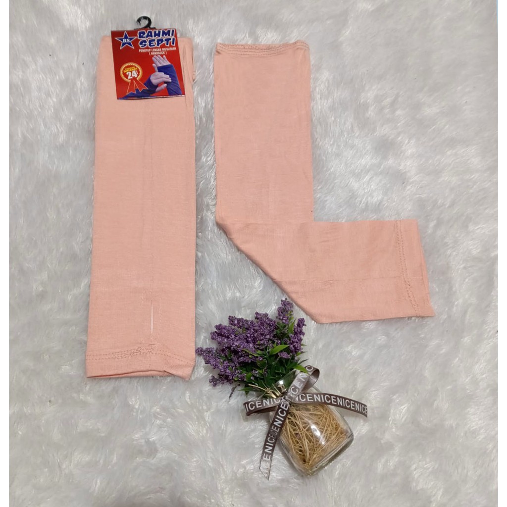 Manset Tangan Polos dan Jempol Handsock Kaos Mandate Manset Tangan Termurah RUMAH HIJA'B-Salem Jempol