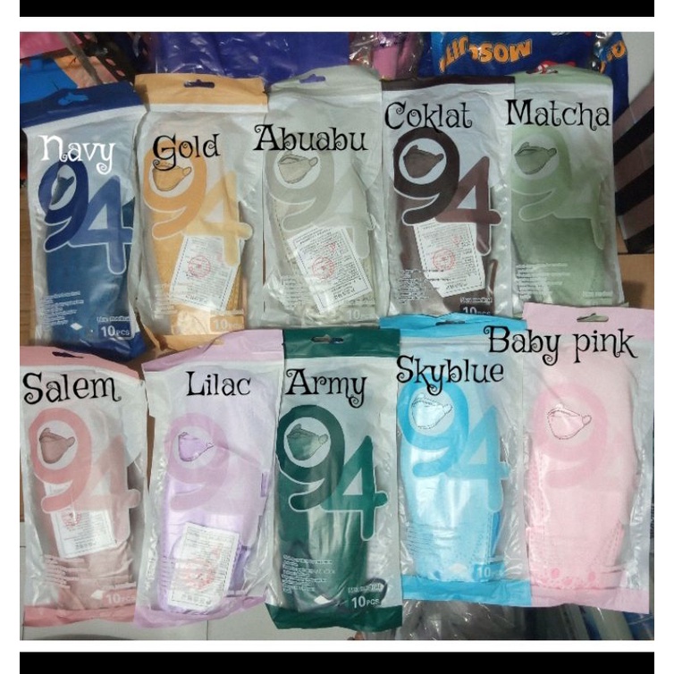 MASKER KF94 4PLY / MASK MOUSON WARNA COLOR KF 94 KOREA 4 PLY