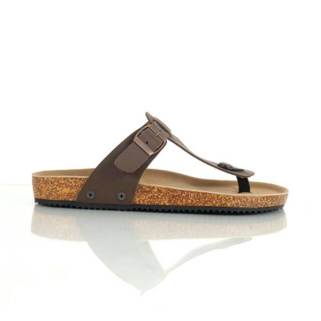 DISC 50% SANDAL KULIT GOODNESS YOUTH BROWN