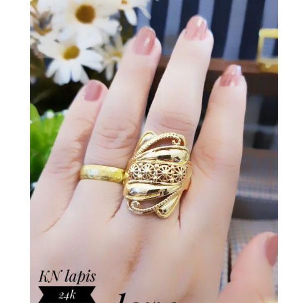 Xuping Cincin Lapis Emas 24K 7788D